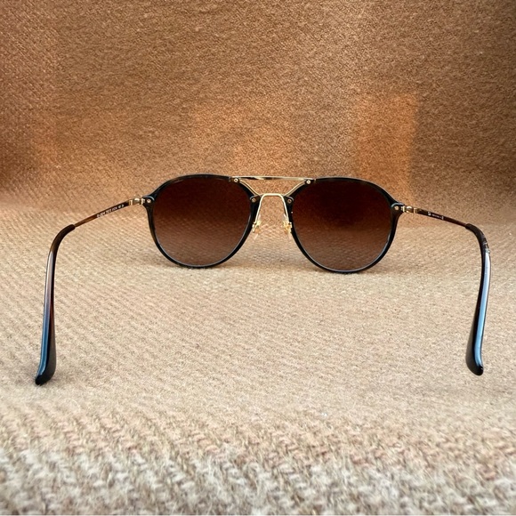 Ray-Ban Blaze Double Bridge RB4292N Square Gradient Tortoise Brown Sunglasses main image 7